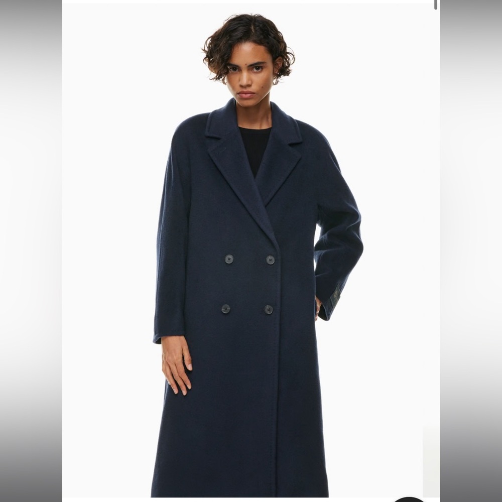 Aritzia Babaton - Slouch Coat - Made in Italy - WOOL - BARELY WORN